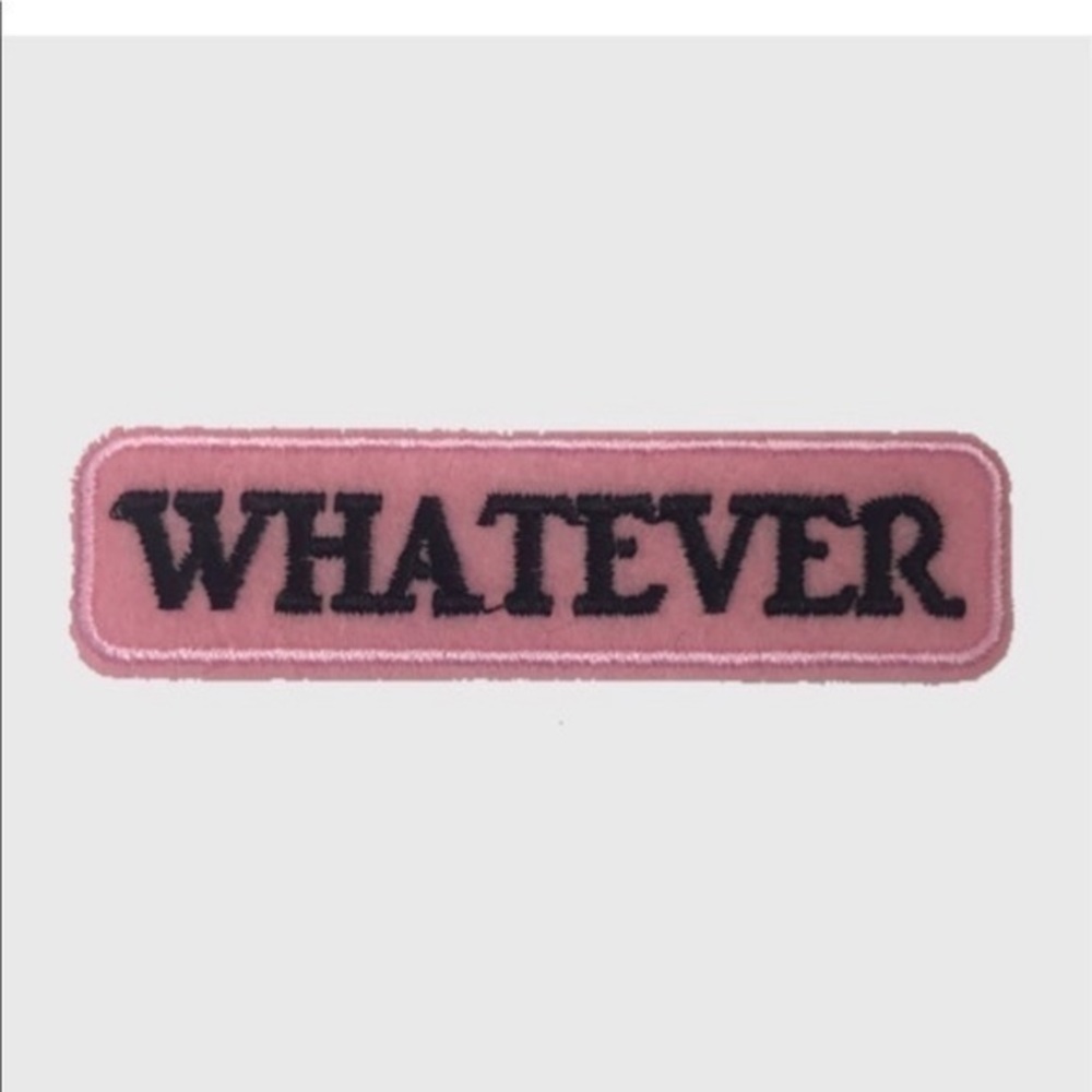 WHATEVER Iron-On/Sew-On Patch